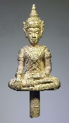 143 รูปหล่อเนื้อทองผสม พระยอดธง วัดตูม จ.อยุธยา สร้างปี 2552